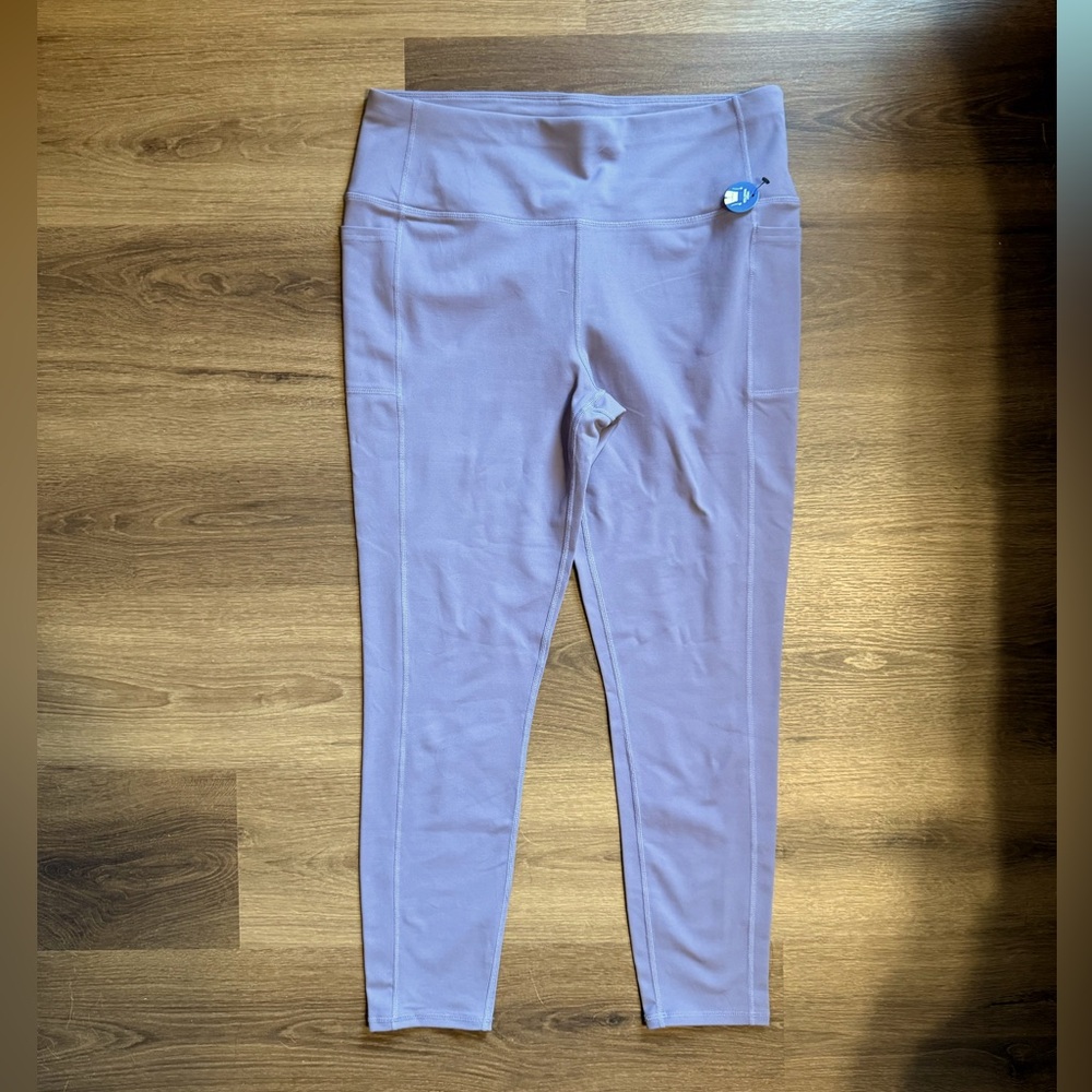 NWT Sketchers Lavender High-Waisted Leggings